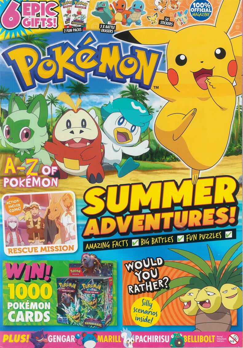 Pokemon Magazine Subscription