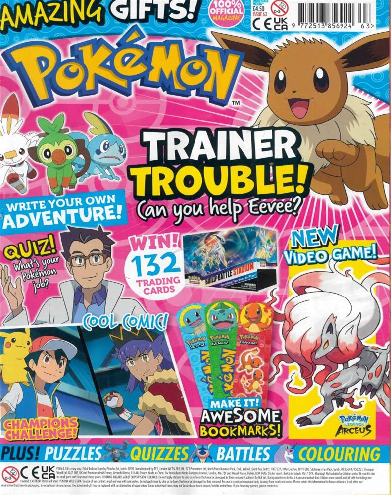 Pokemon Magazine Issue NO 63