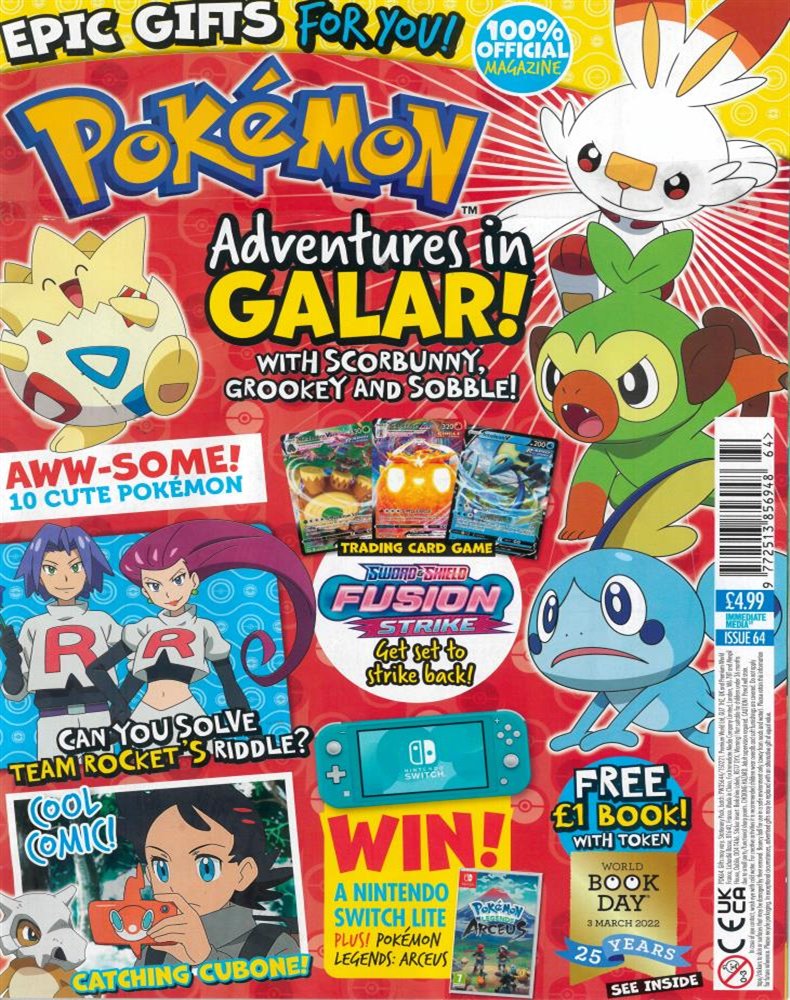 Pokemon Magazine Issue NO 64