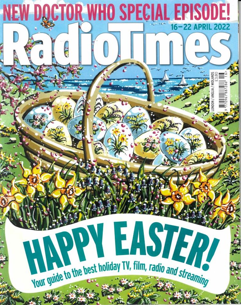 Radio Times London Anglia & Midlands  Magazine Issue 16/04/2022