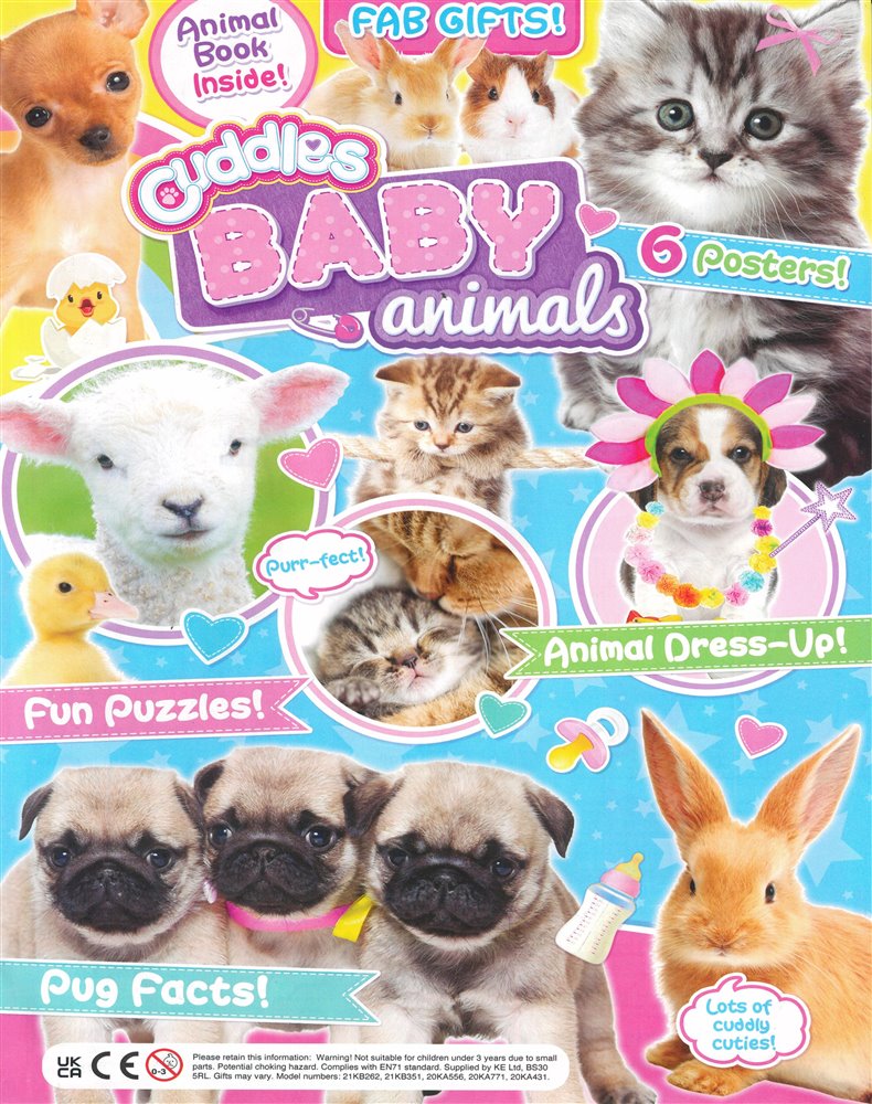 Cuddles Baby Animals Magazine Issue SPRING