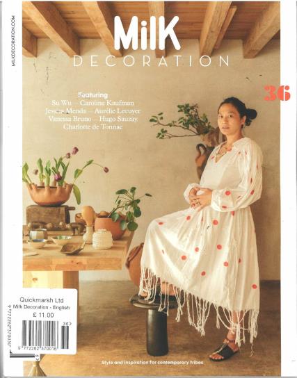 Milk Decoration English magazine