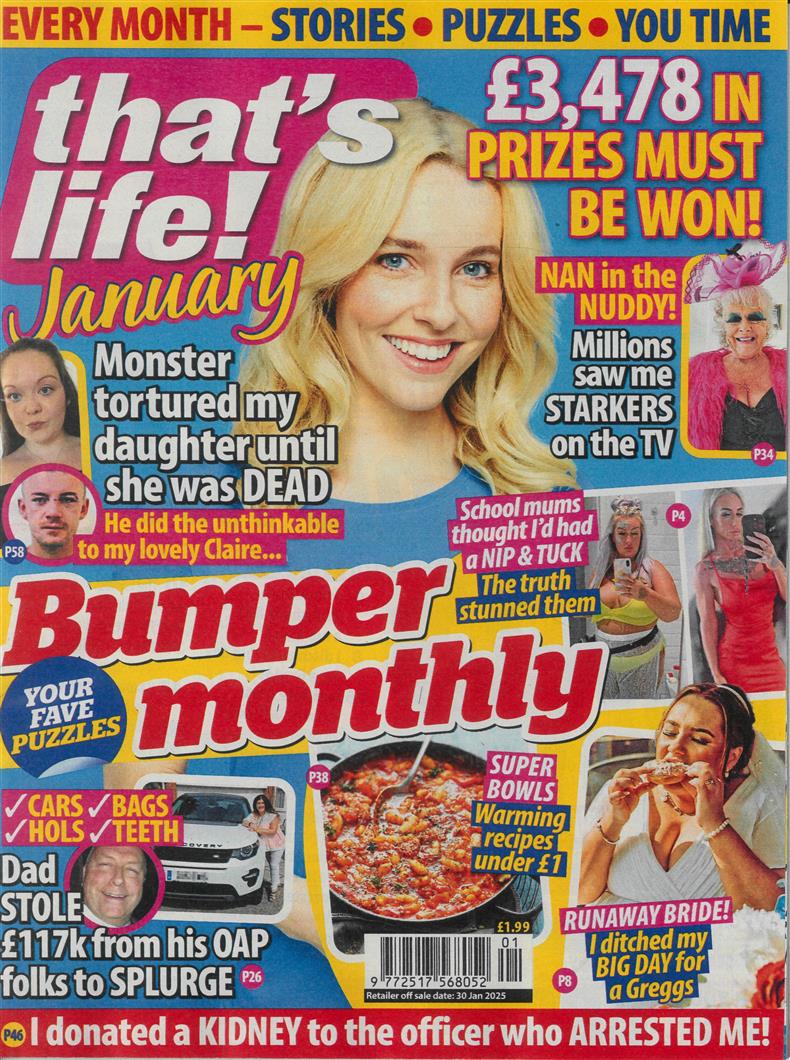 That's Life Monthly - JAN 25