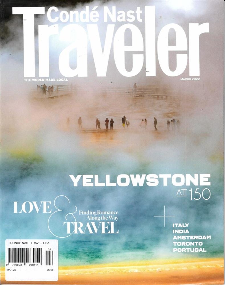 Conde Nast Traveller USA Magazine Issue MAR 22