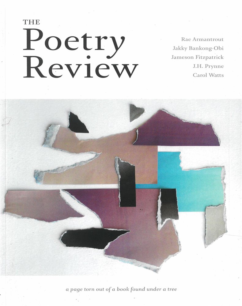 The Poetry Review Magazine Issue NO 02