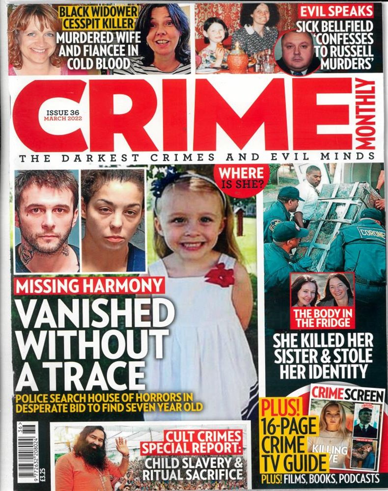 Crime Monthly Magazine Issue NO 36