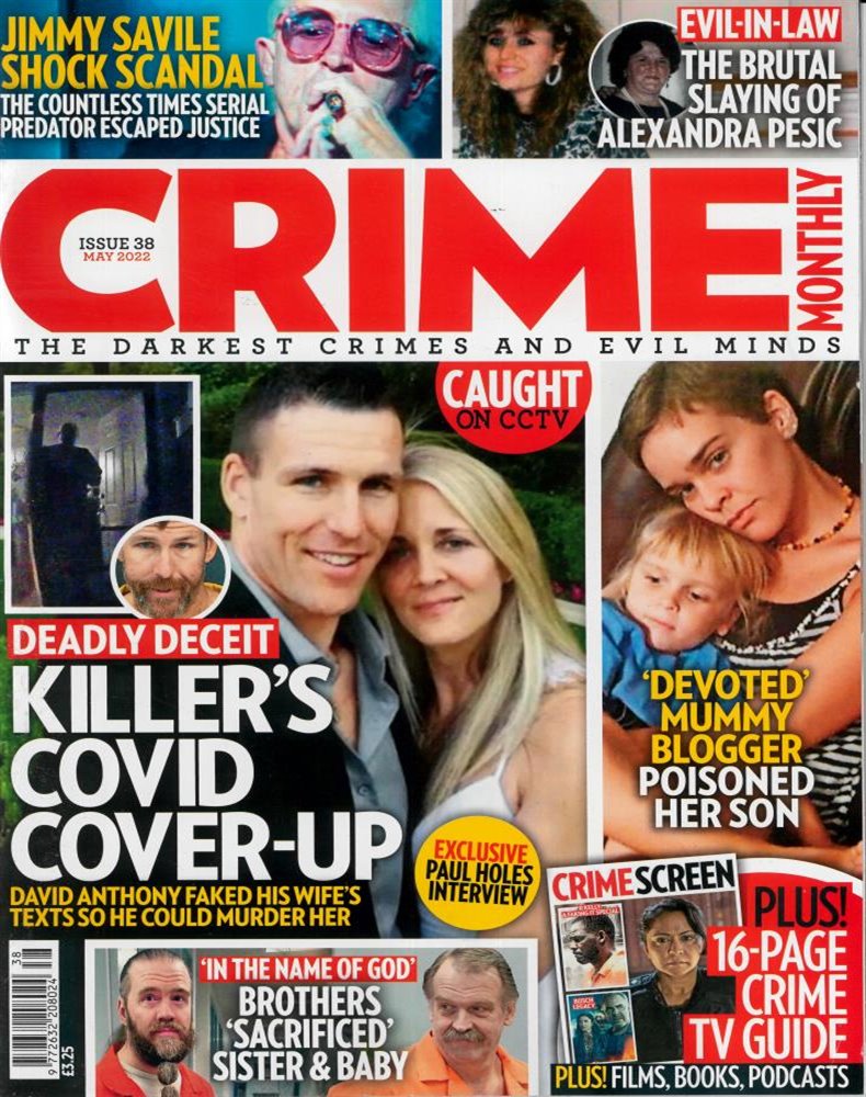 Crime Monthly Magazine Issue NO 38