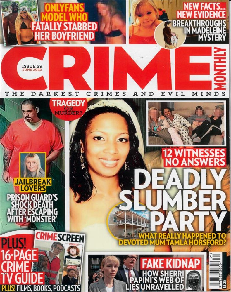Crime Monthly Magazine Issue NO 39