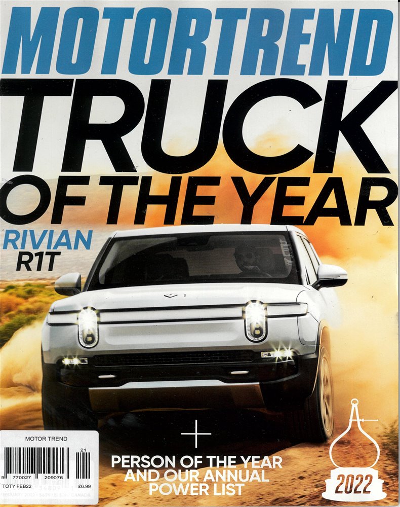 Motor Trend Magazine Issue TOTY FEB22