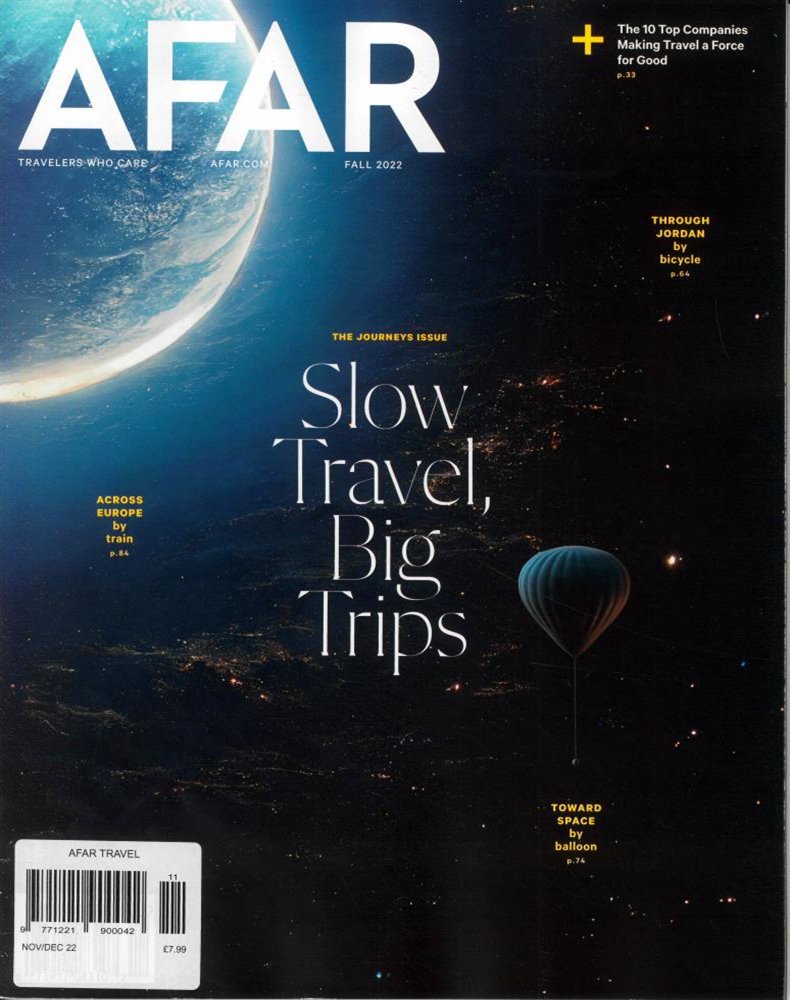 Afar Travel Magazine Subscription