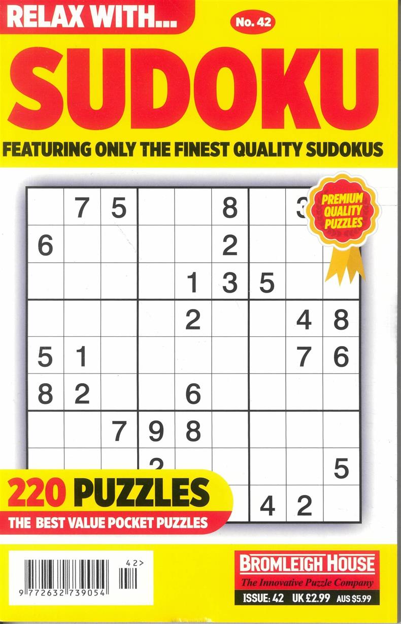 Relax With Sudoku - NO 42