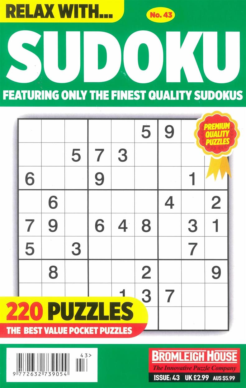 Relax With Sudoku - NO 43
