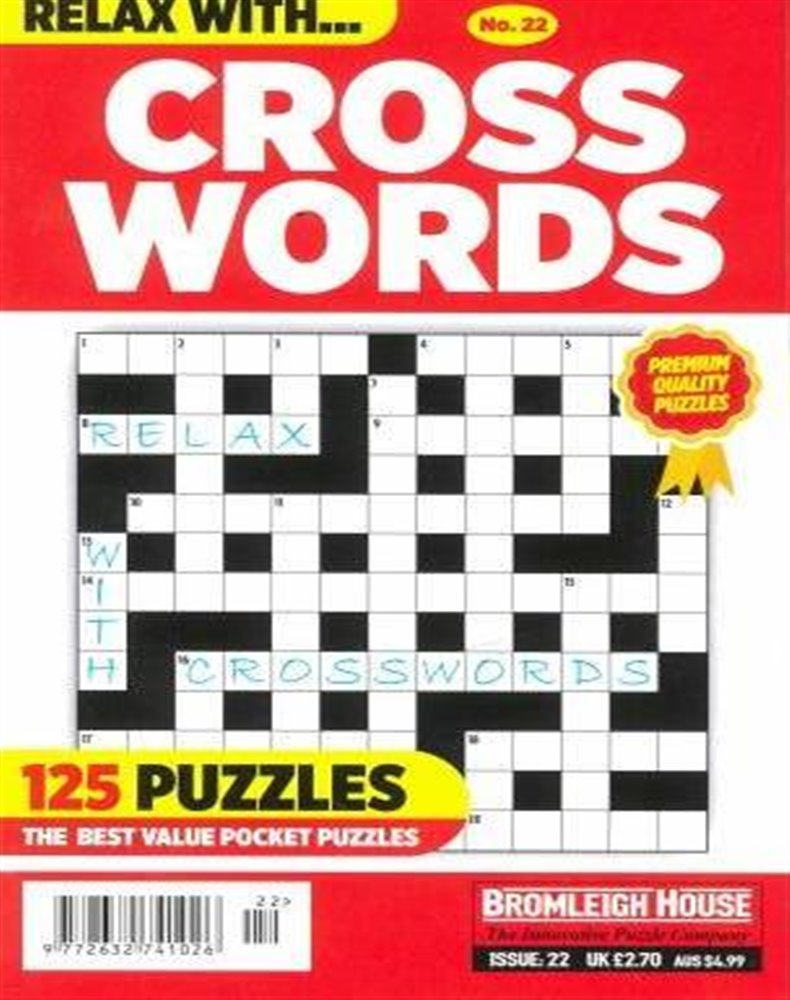 Relax With Crosswords Magazine Issue NO 22
