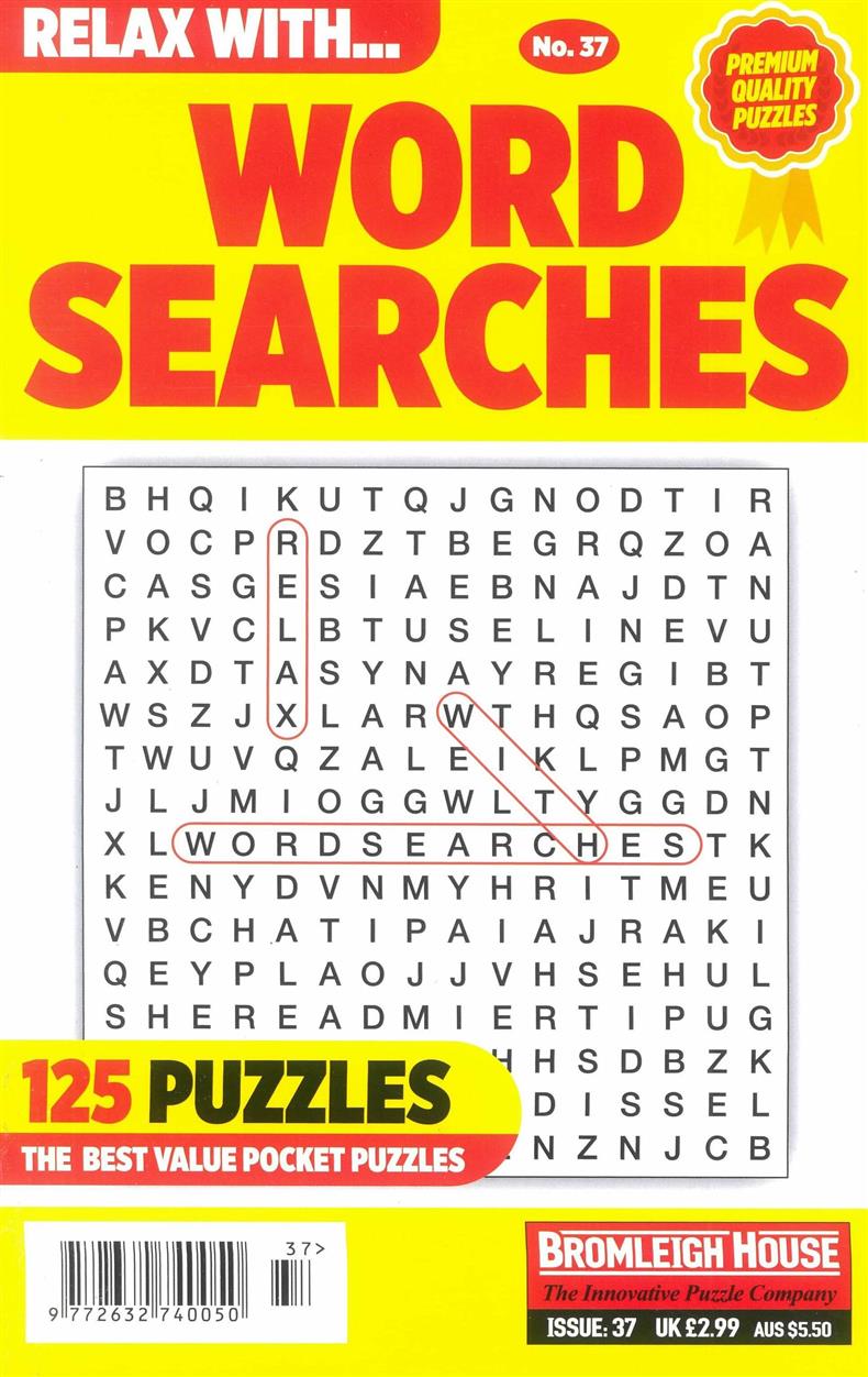 Relax With Wordsearches - NO 37