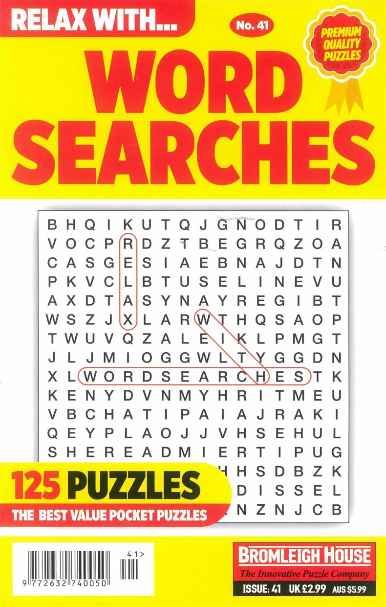 Relax With Wordsearches - NO 41