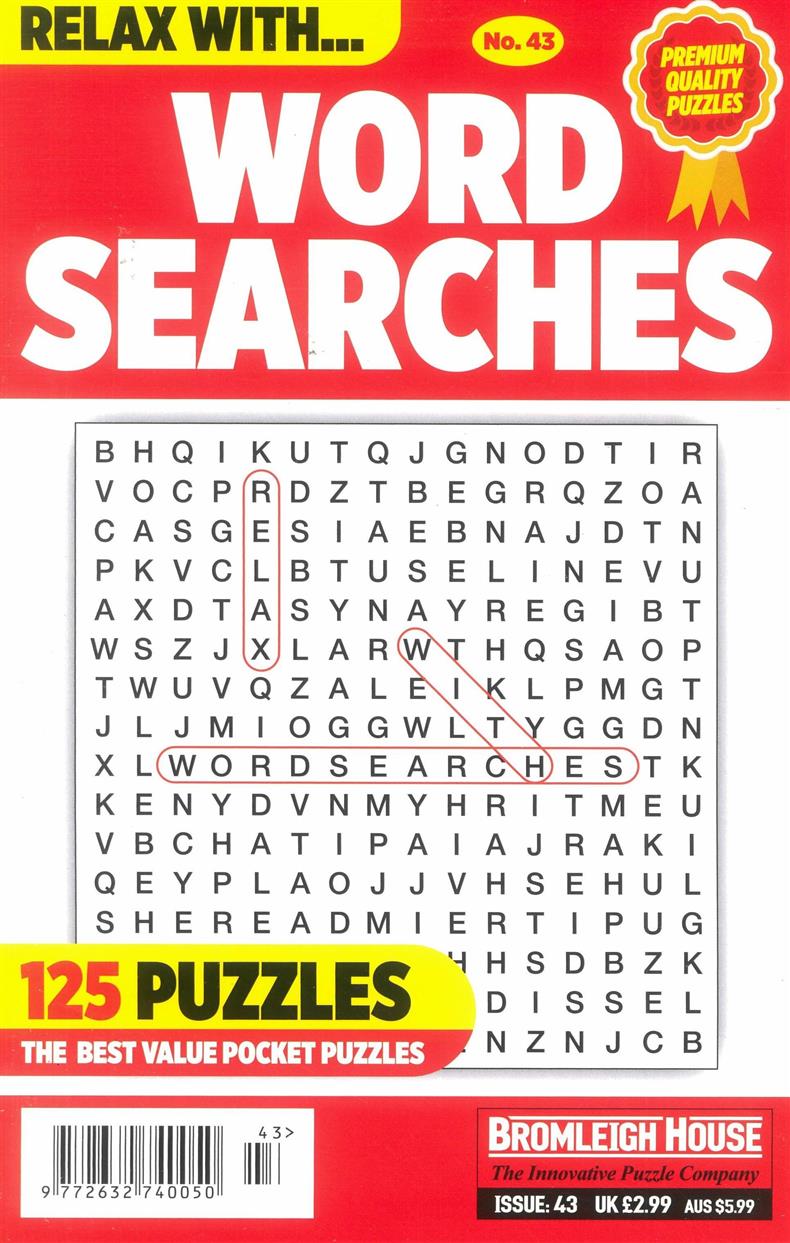 Relax With Wordsearches - NO 43