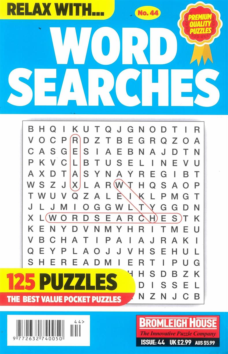 Relax With Wordsearches - NO 44