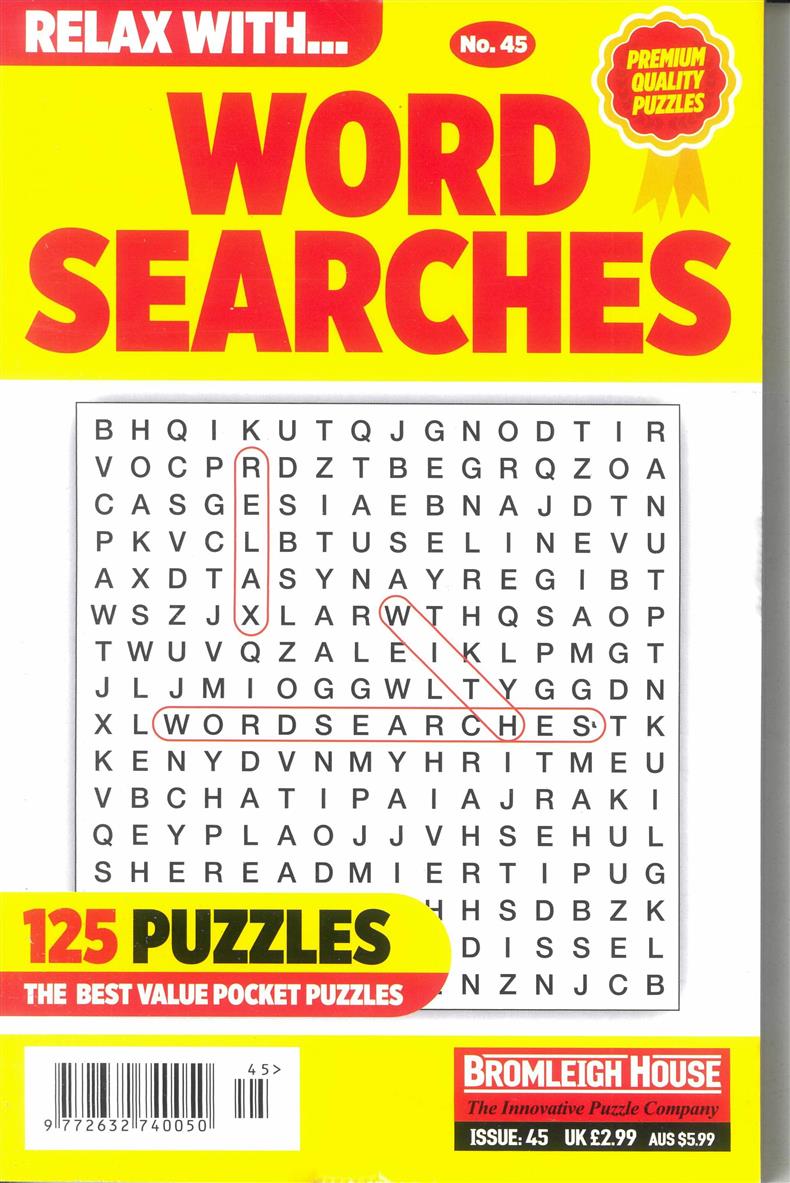Relax With Wordsearches - NO 45