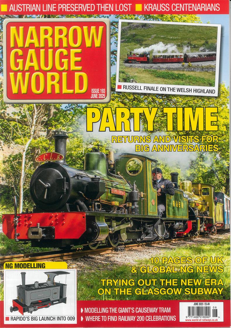 Narrow Gauge World - JUN 25