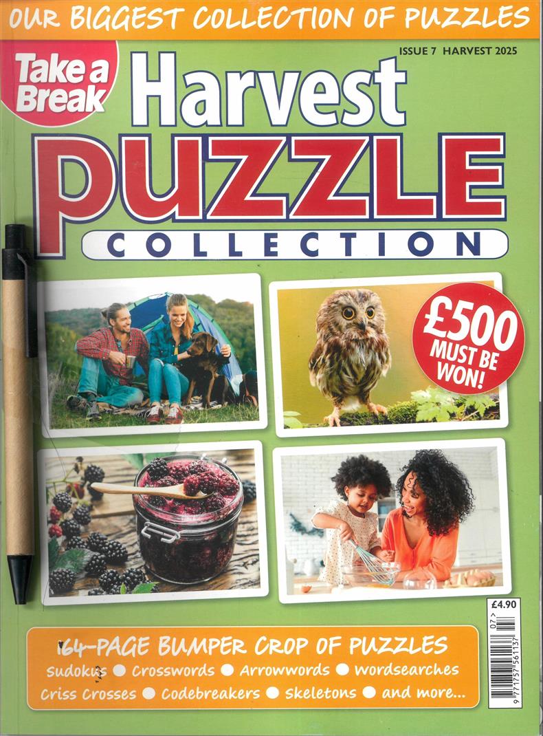 Take A Break Seasonal Puzzle Collection - HARVEST 25