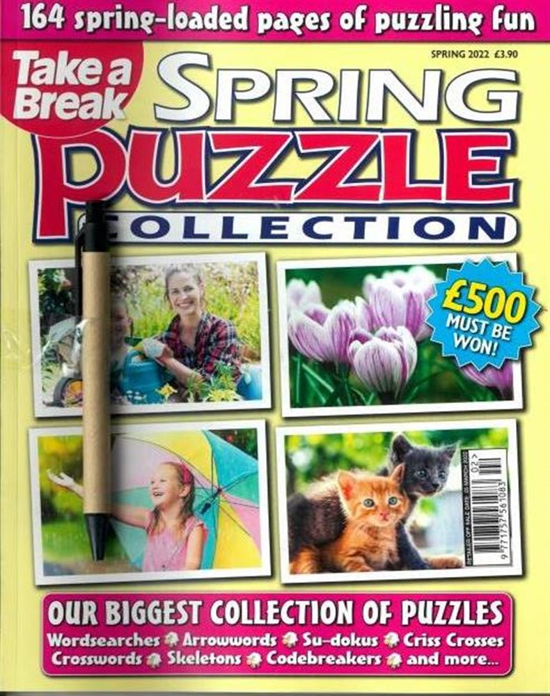 Take A Break Seasonal Puzzle Collection Magazine Issue SPRING