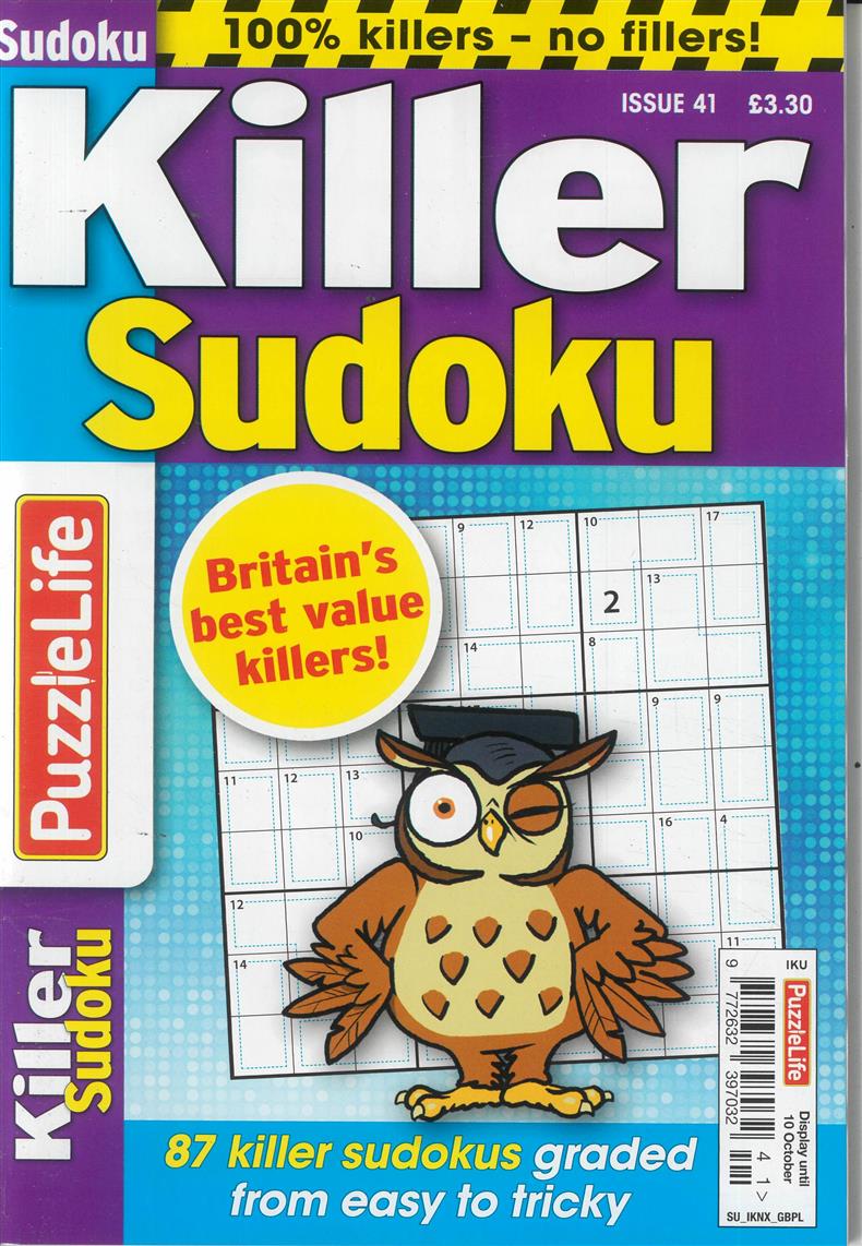 Puzzlelife Killer Sudoku - NO 41