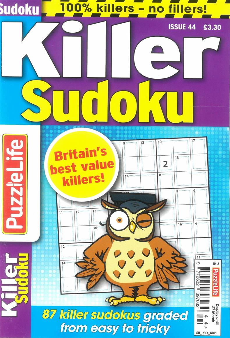 Puzzlelife Killer Sudoku - NO 44