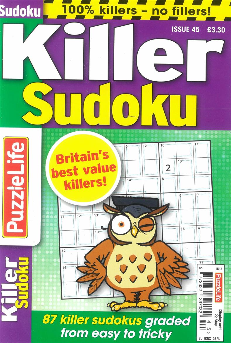 Puzzlelife Killer Sudoku - NO 45