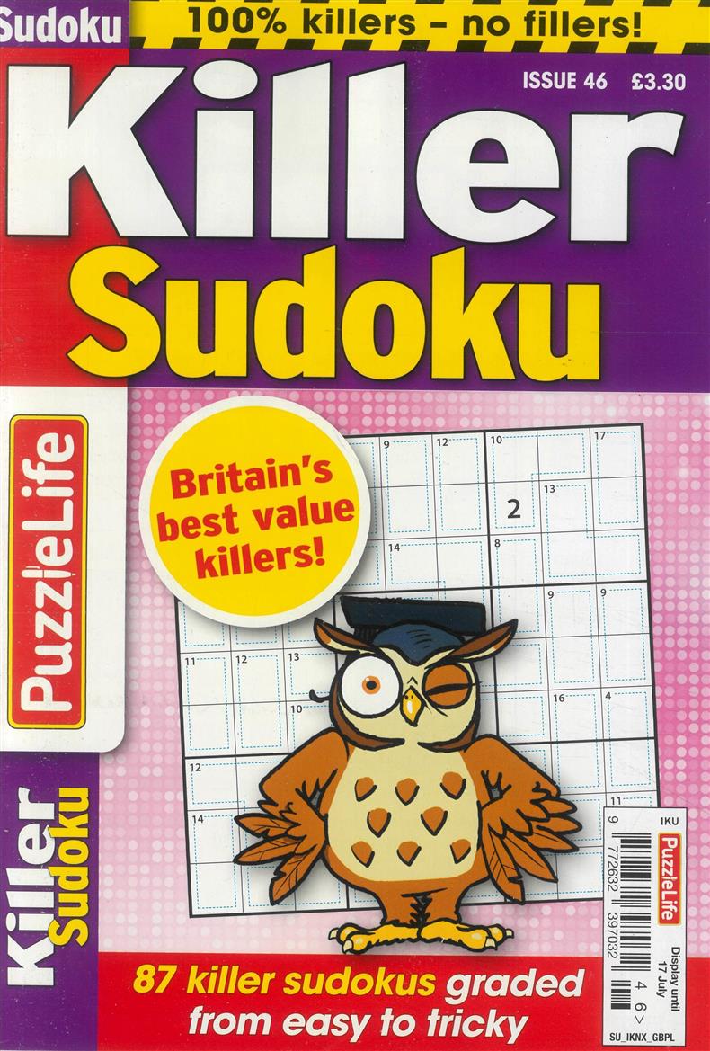 Puzzlelife Killer Sudoku - NO 46