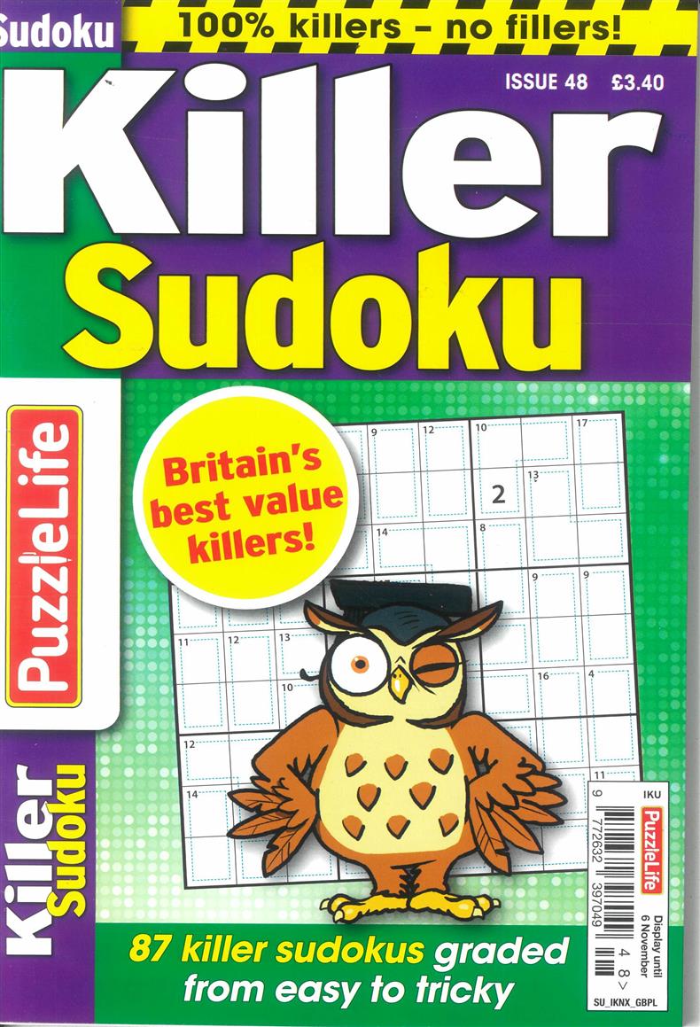 Puzzlelife Killer Sudoku - NO 48