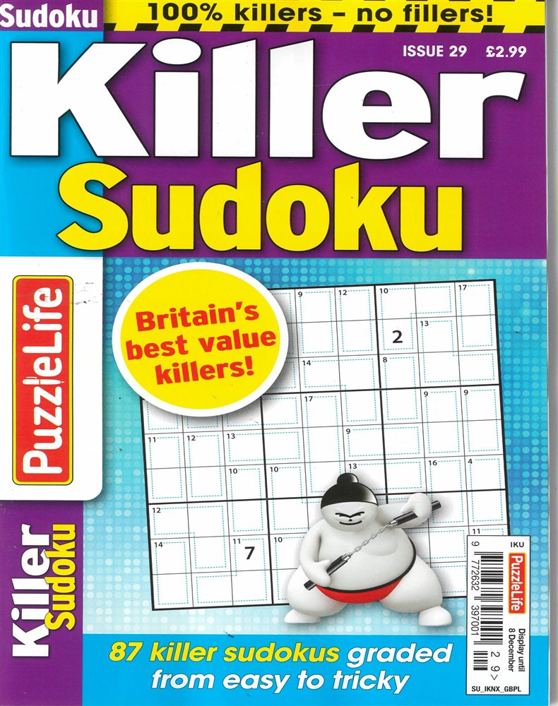 Puzzlelife Killer Sudoku Magazine Subscription