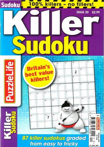 Puzzlelife Killer Sudoku Magazine