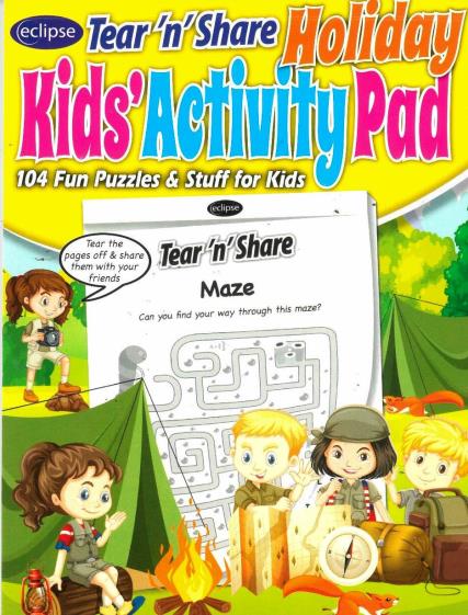 Eclipse Tear'n'Share Kids Activity Pad Magazine