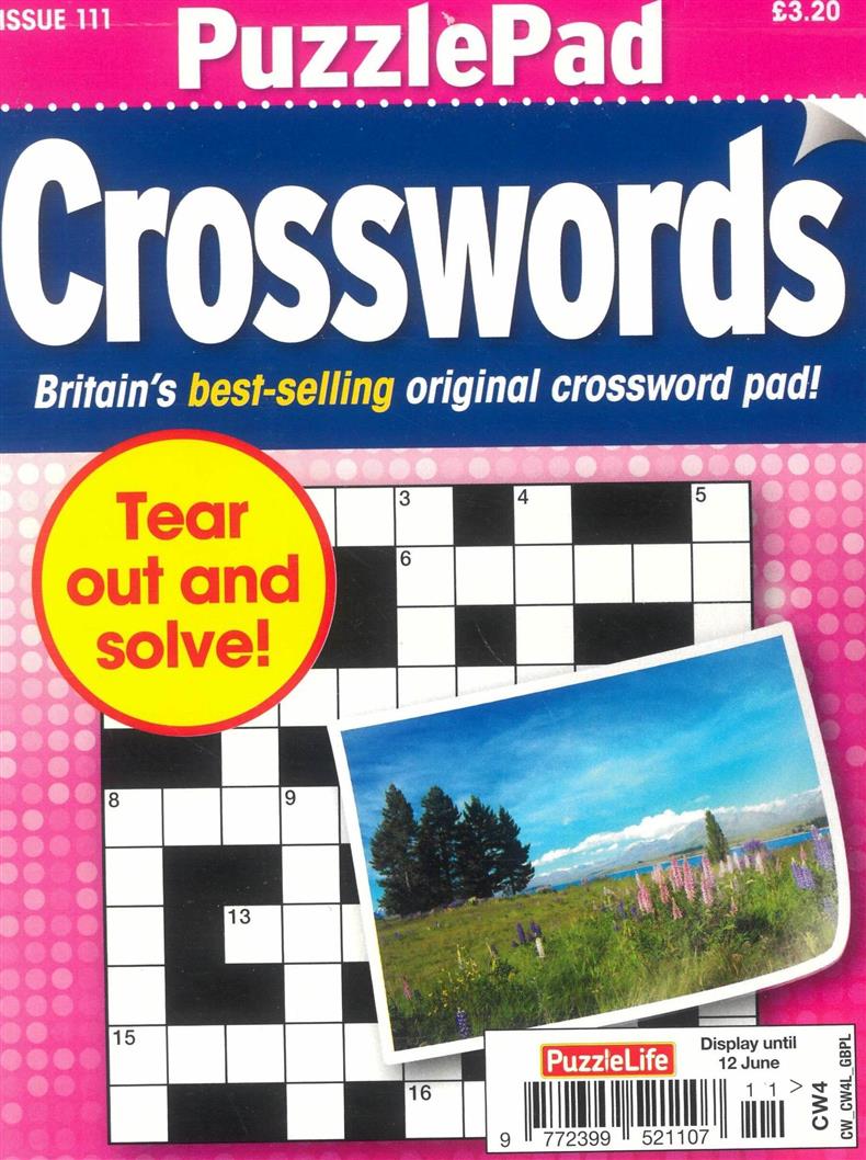 Puzzlelife Puzzlepad Crossword - NO 111