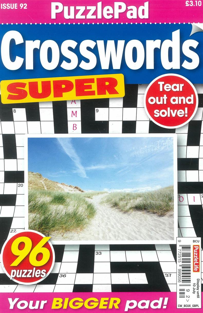 Puzzlelife Puzzlepad Crossword - NO 112