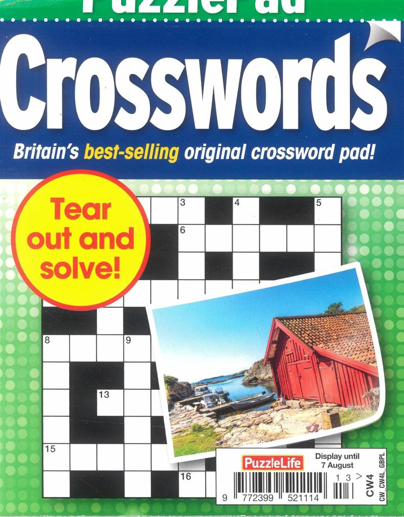 Puzzlelife Puzzlepad Crossword - NO 113