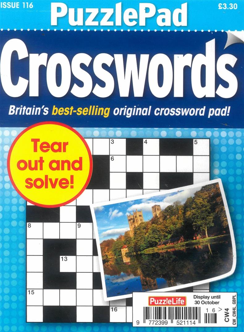 Puzzlelife Puzzlepad Crossword - NO 116