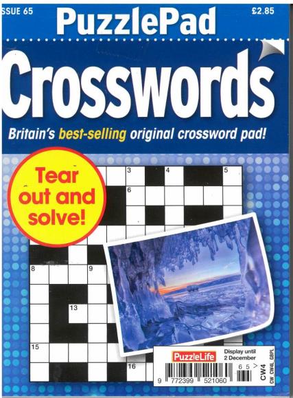 Puzzlelife Puzzlepad Crossword Magazine