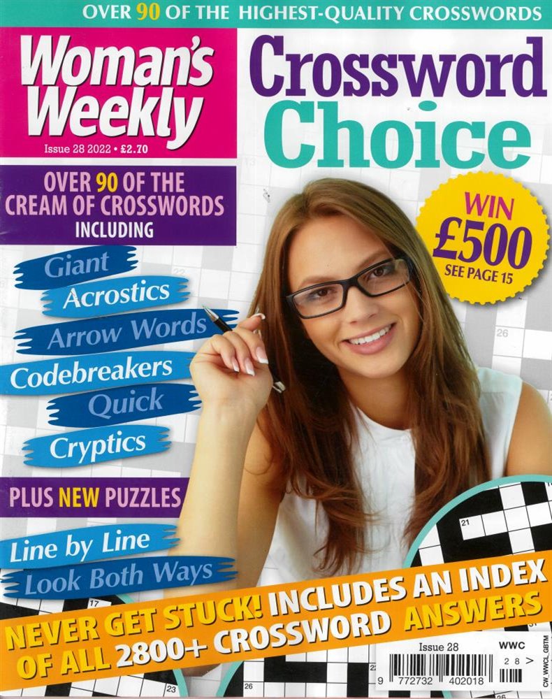 Woman's Weekly Crossword Choice Magazine Issue NO 28
