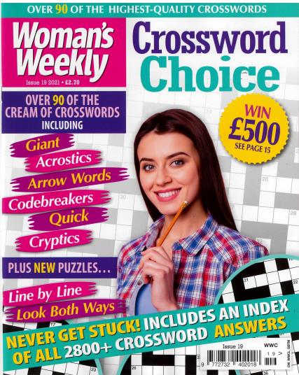Woman's Weekly Crossword Choice Magazine