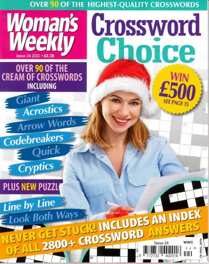 Woman's Weekly Crossword Choice Magazine