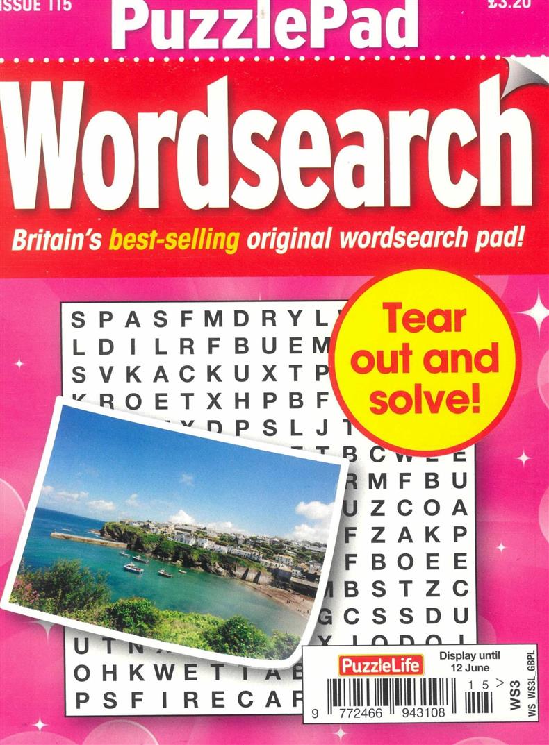 Puzzlelife PuzzlePad Wordsearch - NO 115