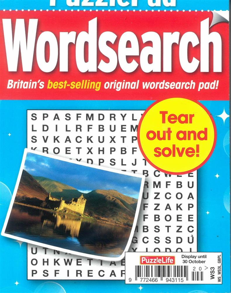 Puzzlelife PuzzlePad Wordsearch - NO 120