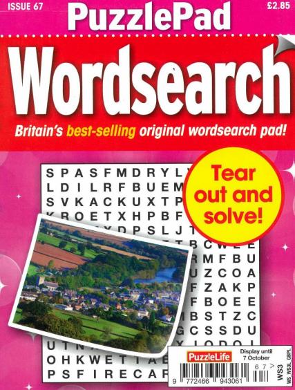 Puzzlelife PuzzlePad Wordsearch Magazine