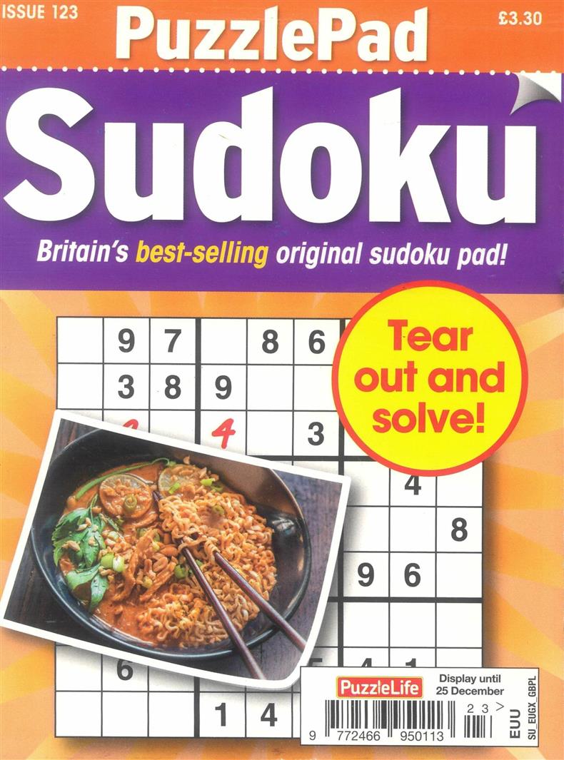Puzzlelife PuzzlePad Sudoku - NO 123