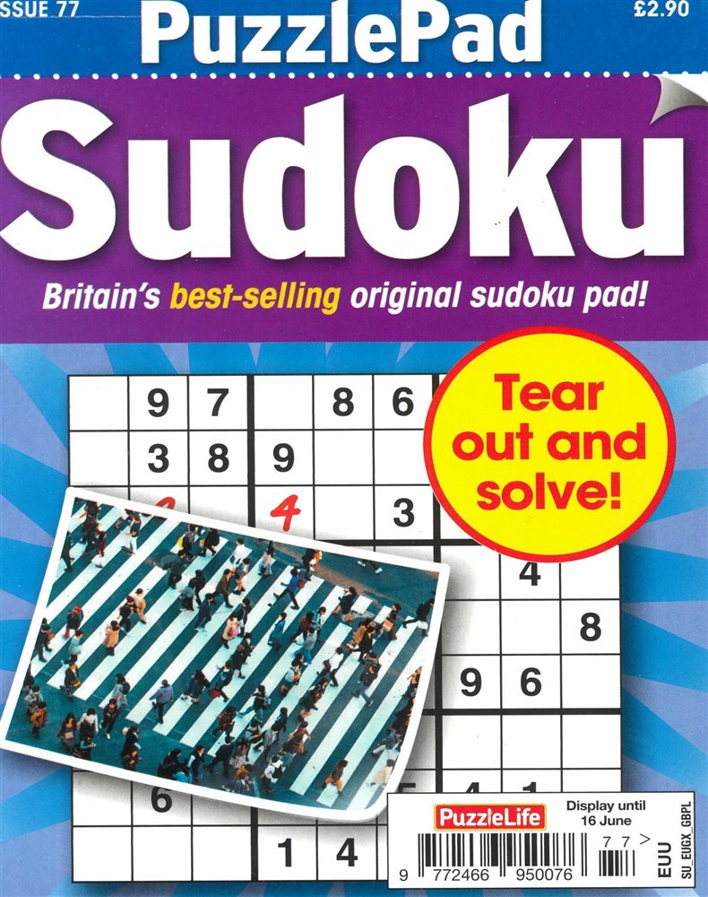Puzzlelife PuzzlePad Sudoku Magazine Issue NO 77