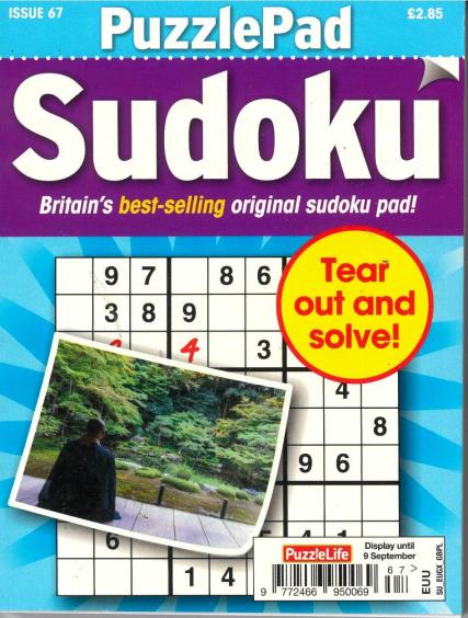 Puzzlelife PuzzlePad Sudoku Magazine