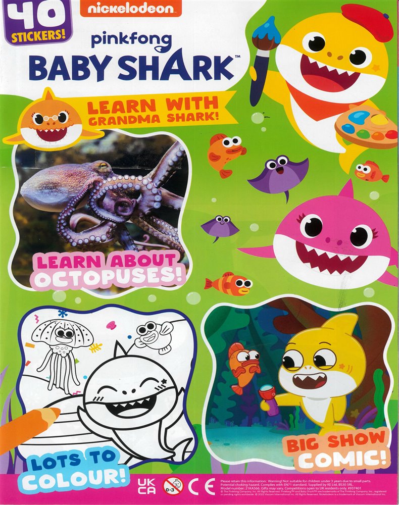 Baby Shark Magazine Magazine Issue NO 21