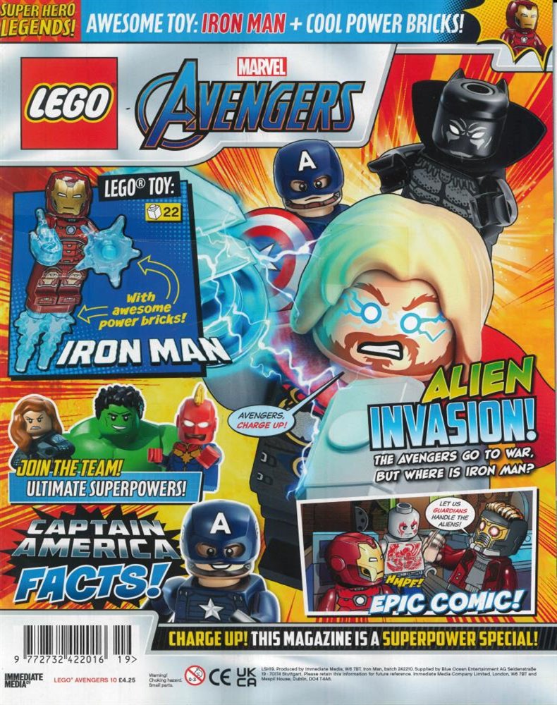 Lego Superhero Legends Magazine Issue AVENGERS10