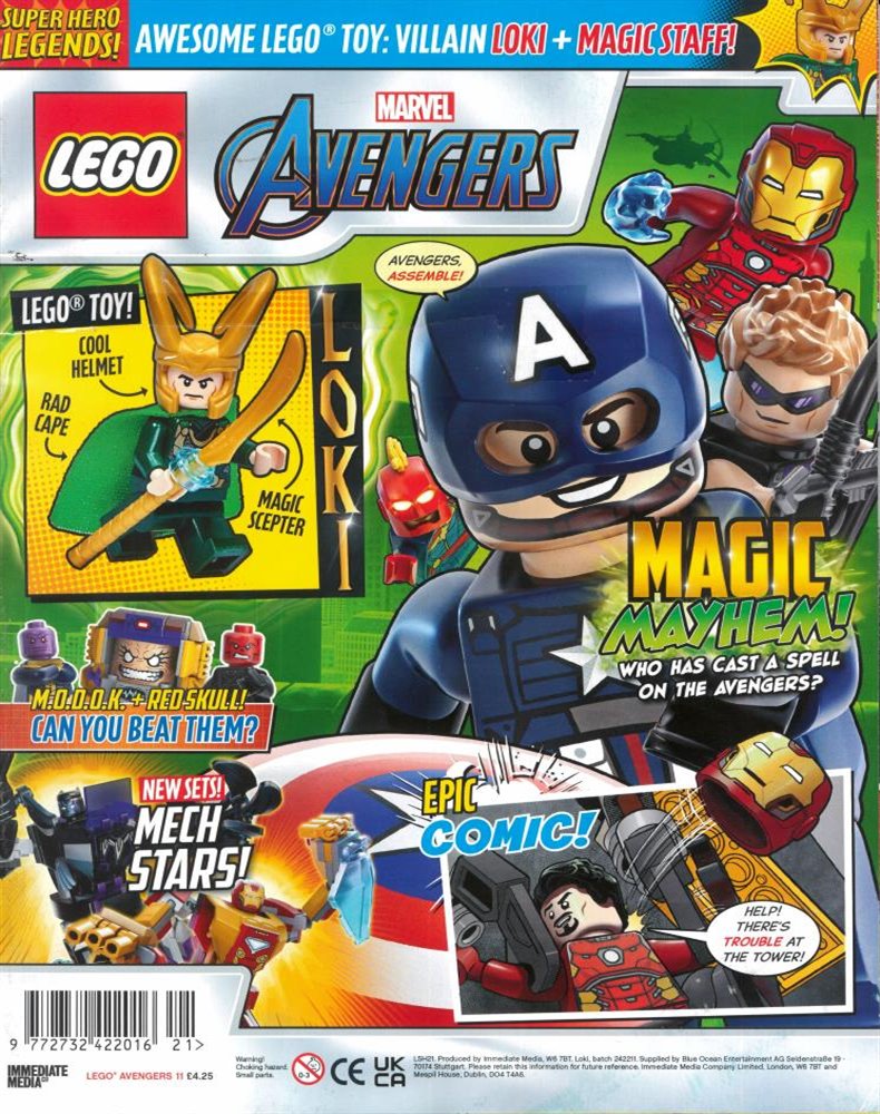 Lego Superhero Legends Magazine Issue AVENGERS11